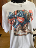 Tops - Boots, USA Ribbons Tee