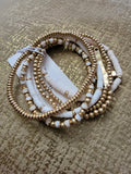 Accessories - Beaded Bracelet W/ Cross