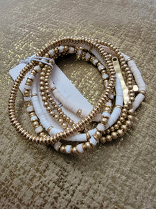 Accessories - Beaded Bracelet W/ Cross