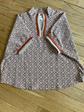 Tops - Plus Size Rust & Beige Pullover Top