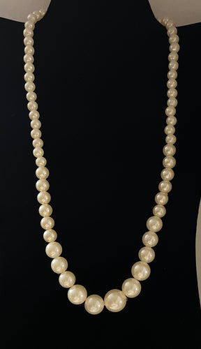 Accessories-Faux Pearl Necklace