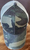 Accessories - Camo Hat W/Mesh Backing