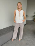 Bottoms - Gray Scuba Modal Pants