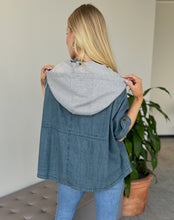 Load image into Gallery viewer, Tops - Denim Jacket w/ Detachable Hoodie