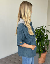 Load image into Gallery viewer, Tops - Denim Jacket w/ Detachable Hoodie
