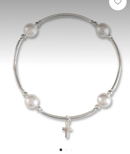 Accessories - Elegant Sterling Silver Blessing Bracelet