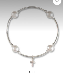 Accessories - Elegant Sterling Silver Blessing Bracelet