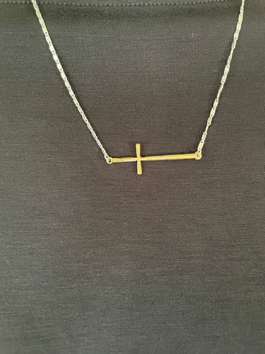 Accessories - Horizontal Cross With Chain Necklace