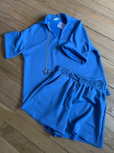 Sets - Blue Modal Shorts/Top