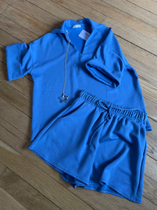 Sets - Blue Modal Shorts/Top