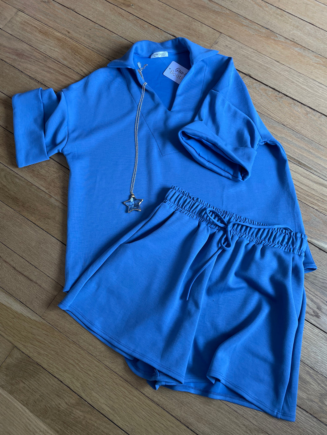 Sets - Blue Modal Shorts/Top