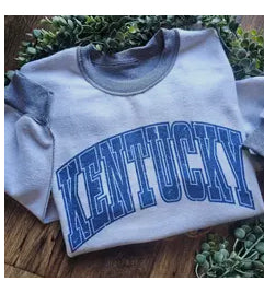 Tops- Reversed Distressed Kentucky Sweatshirt