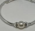 Accessories - Classic Small White Pearl Wrap Bracelet