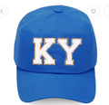 Accessories - Royal Blue KY Cap with Gold Bling