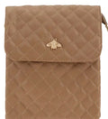 Accessories - Taupe Diamond Quilted Crossbody