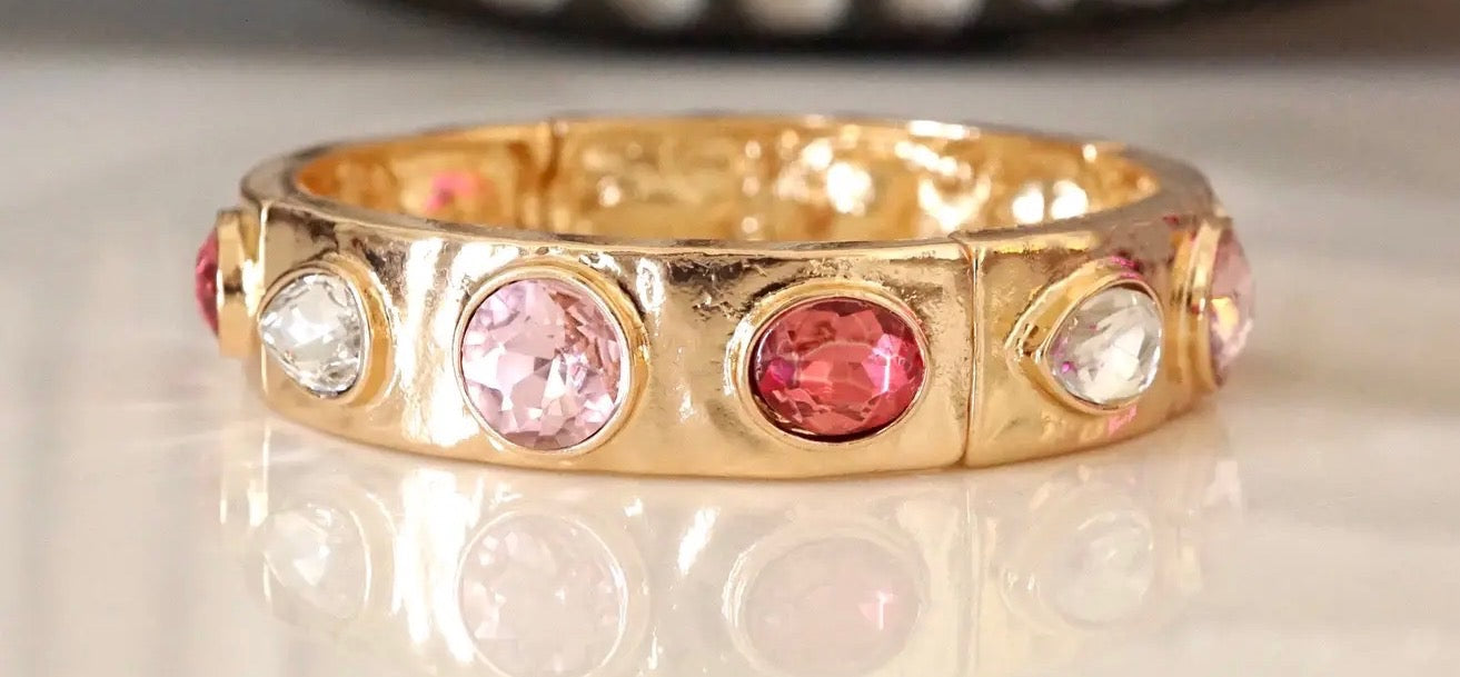 Accessories - Sparkly Crystal Stretch Bangle Bracelet