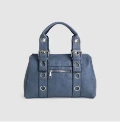 Handbags - Blue Barrel-Style Tote Purse