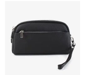 Accessories - Black Zippered Crossbody W/Wristlet/Chain Strap