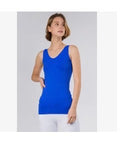 Tops - Blue V-Neck Tank