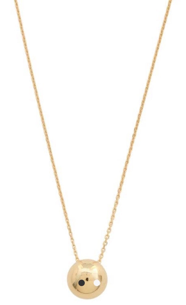 Accessories - Ball Bead Gold Dipped Necklace