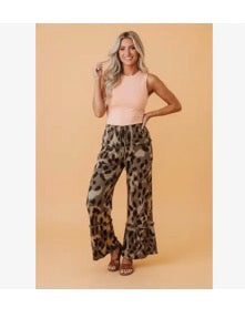 Bottoms - Abstract Camo & Leopard
Wide Leg Pants