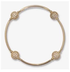 Accessories - Pave Gold Blessing Bracelet