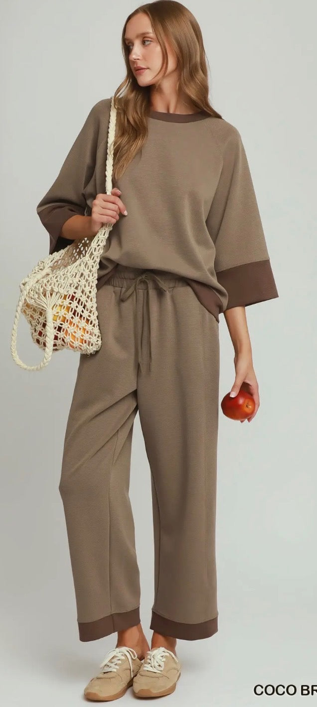 Sets - Brown 2 Piece Set