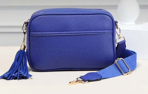 Accessories- Royal Rectangular Crossbody with Tassel