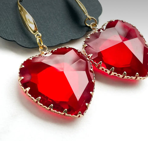 Accessories- Ruby Red Earrings