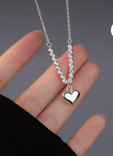 Accessories- Heart Shape Beaded Necklace