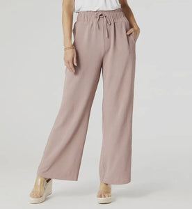 Bottoms- Taupe High Waisted Loose Fit