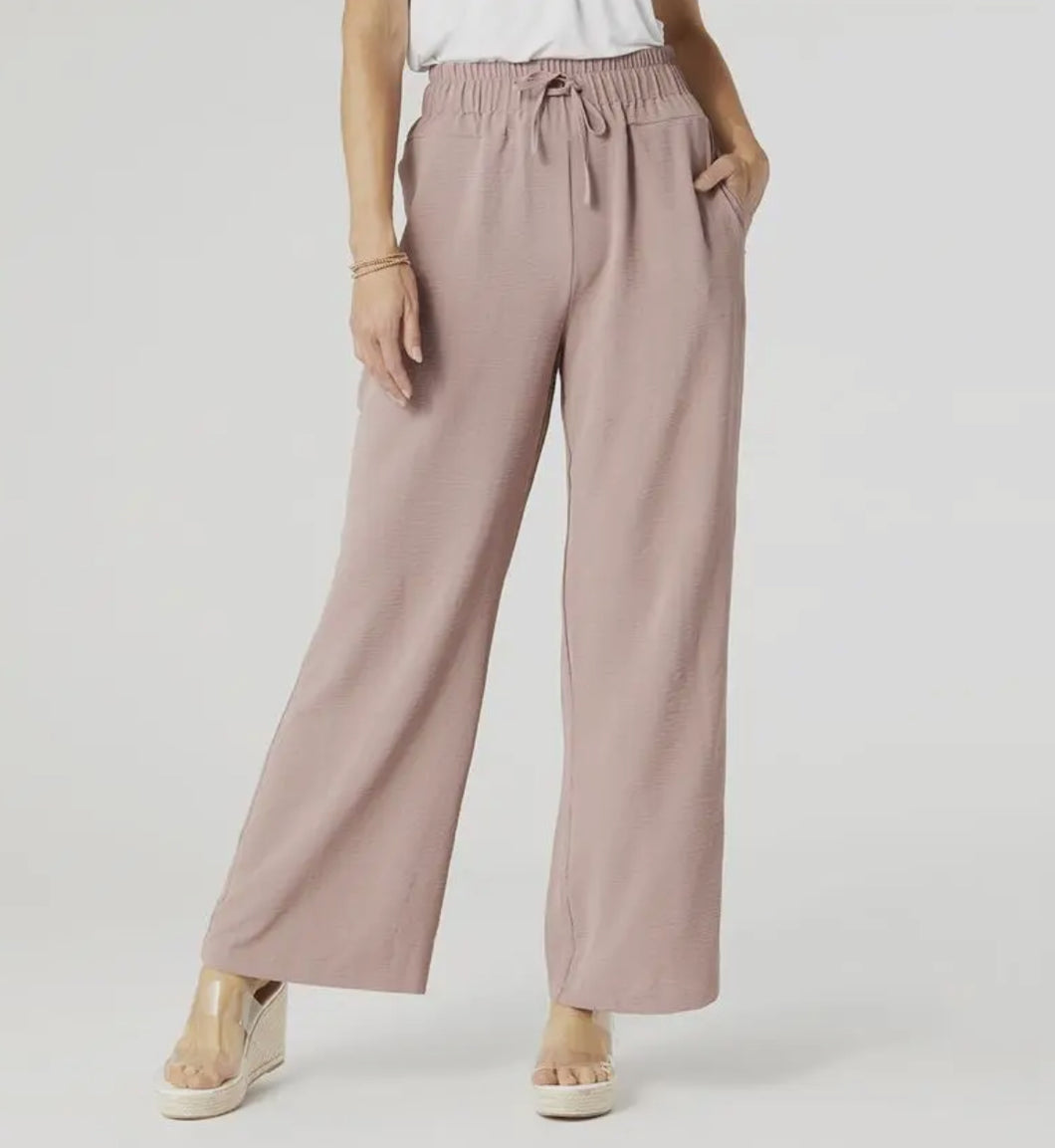 Bottoms- Taupe High Waisted Loose Fit