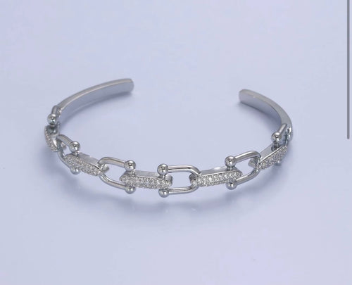 Accessories-U link Bangle Bracelet