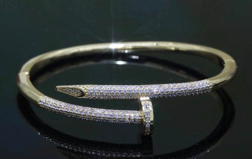 Accessories-Spiral Nail Bracelet