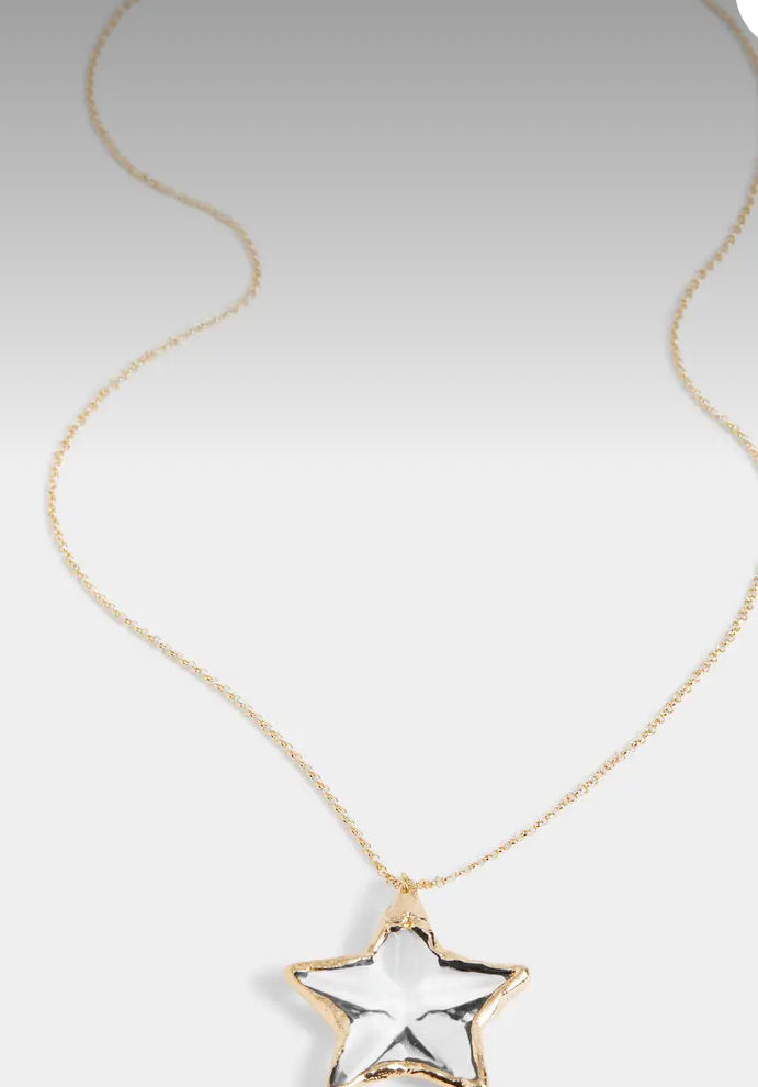 Accessories- Gold Star Statement Necklace
