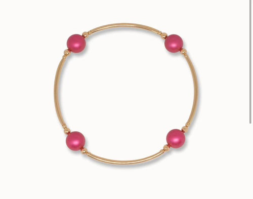 Accessories- Gold Beaded Mulberry Bracelet