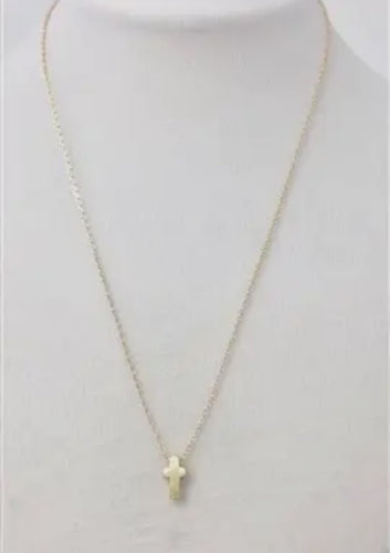 Accessories- Gold Cross Necklace