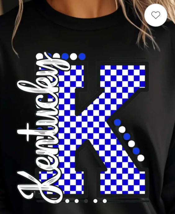 Tops - Kentucky Checked Sweatshirt