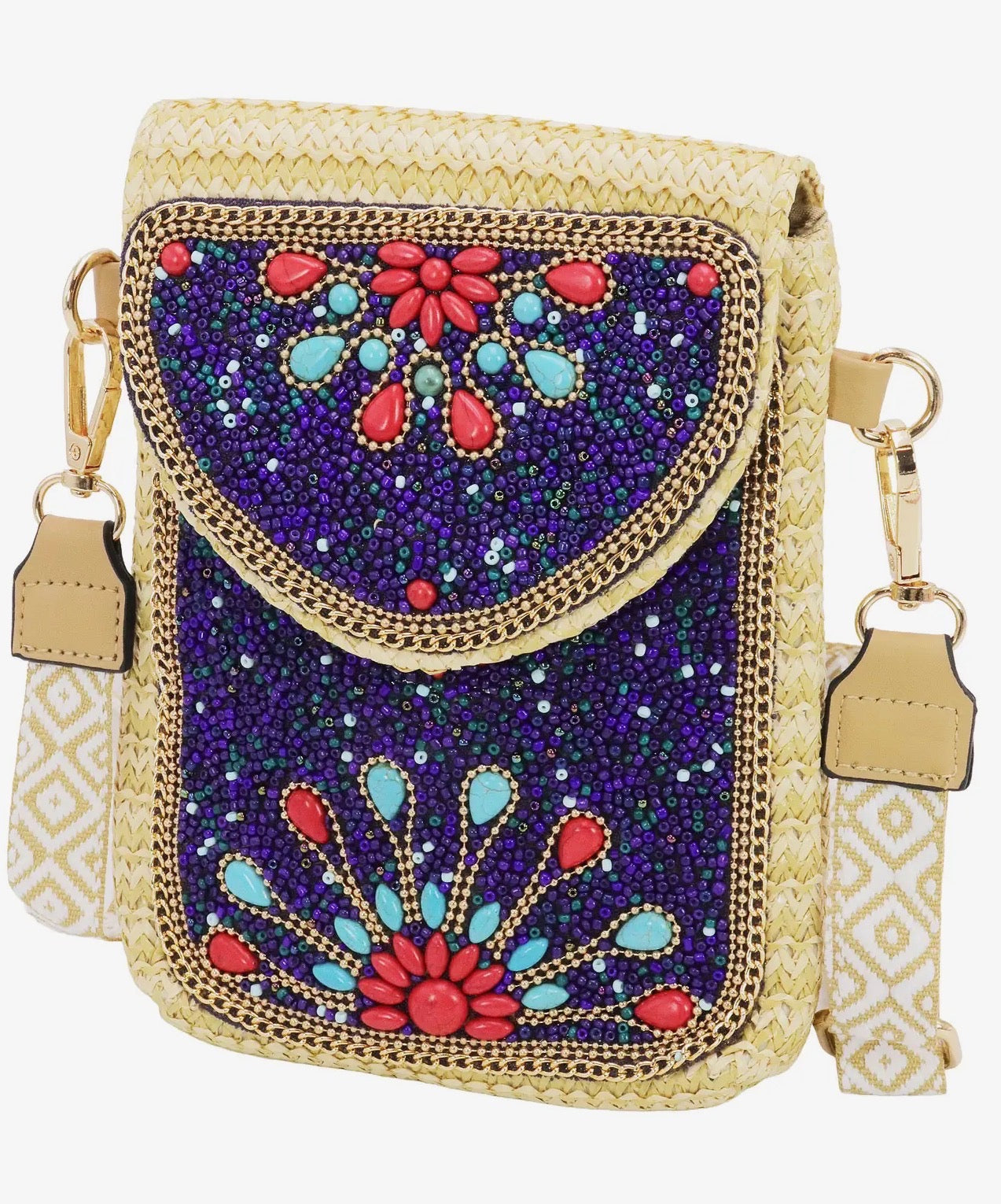 Accessories - Tree of Life Bohemian Artisan Beaded Crossbody