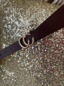 Accessories-CC Faux Belt