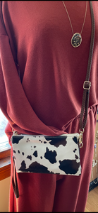 Accessories- Purses- Cow Print Crossbody