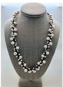 Accessories- Freshwater Pearl Cluster Necklace